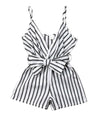 Sleeveless Playsuit Belt Romper