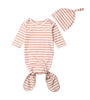 Blush Newborn Muslin Swaddle Sleeping Set