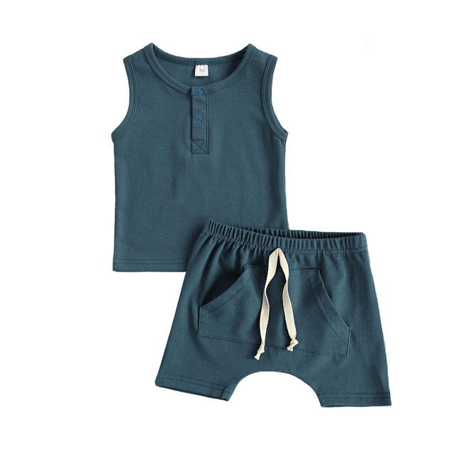 Sea Pocket Short Set