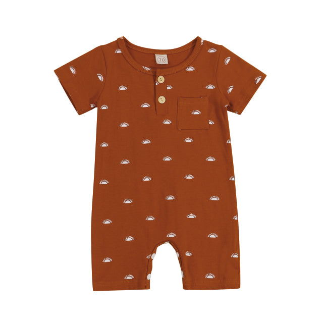 Sun Print Pocket Jumpsuit