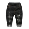 Black Denim Ripped Jeans