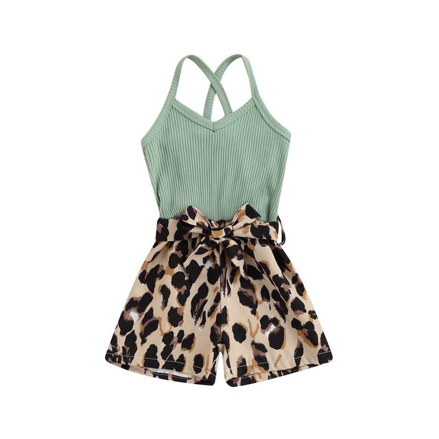 Sea Patchwork Leopard Jumpsuit