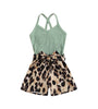 Sea Patchwork Leopard Jumpsuit