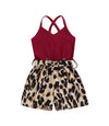 Patchwork Leopard Jumpsuit
