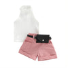 Pink Belted Short Set